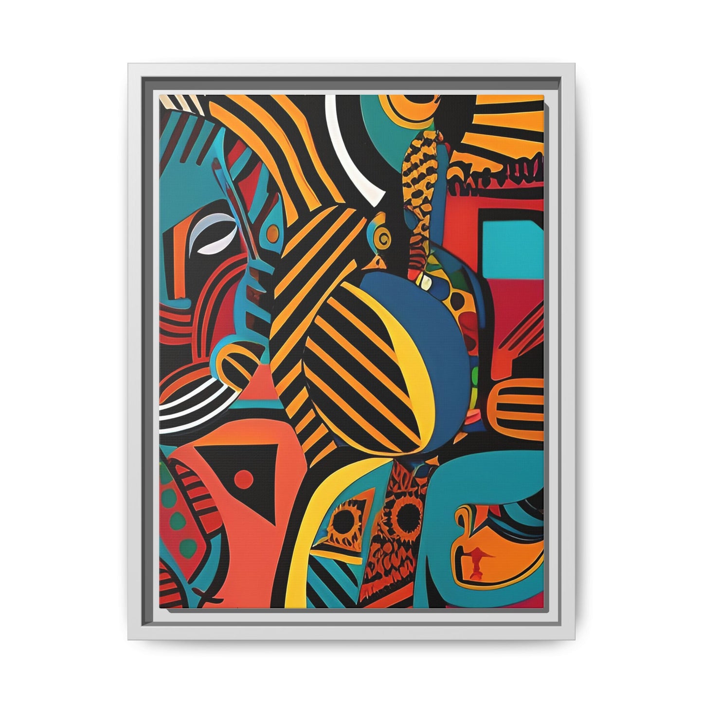 Sankofa Blaze Matte Canvas Wall Art