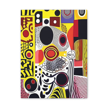 Zamani Echo Stretched Canvas Wall Art