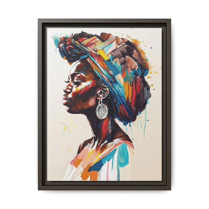 Nyoka Flame Matte Canvas Print