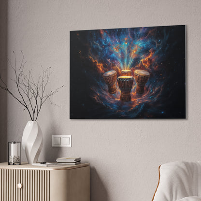 Cosmic Drum Canvas Wall Art