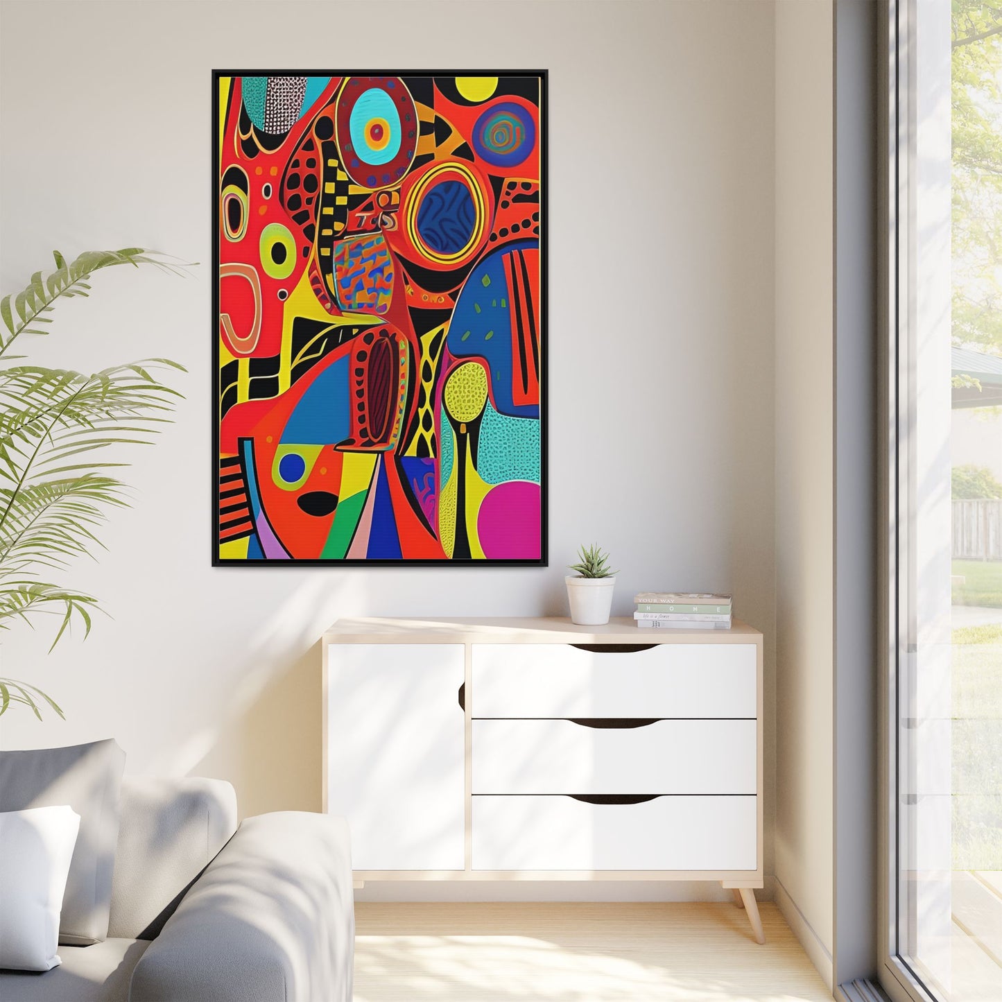 Oba Vibration Matte Canvas Wall Art