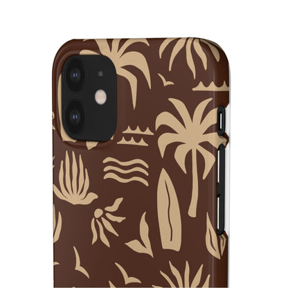 Vintage Tropical Snap Case for iPhone®