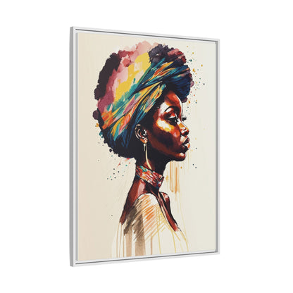 Zamani Bloom Matte Canvas Wall Art