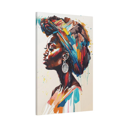 Nyoka Flame Stretched Canvas Wall Art