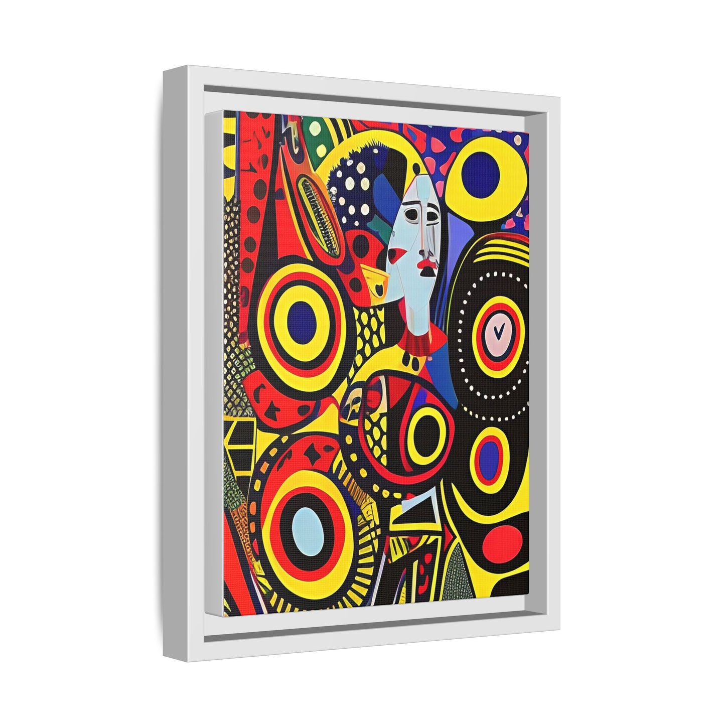 Okira Blaze Matte Canvas Wall Art
