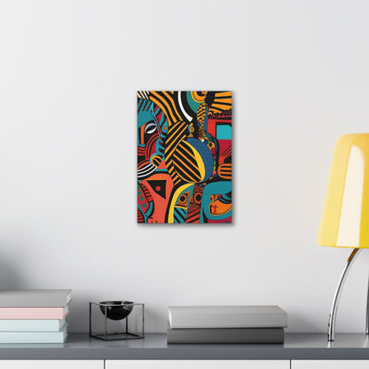 Sankofa Blaze Stretched Canvas Wall Art