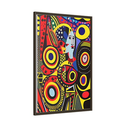 Okira Blaze Matte Canvas Wall Art