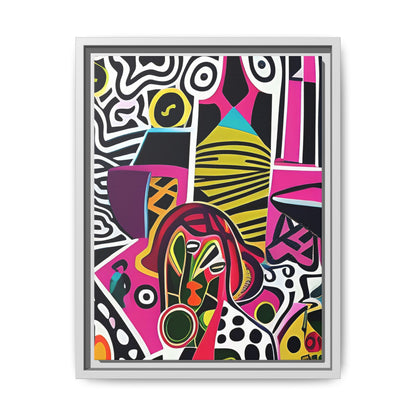 Nzingha Pulse Matte Canvas Wall Art