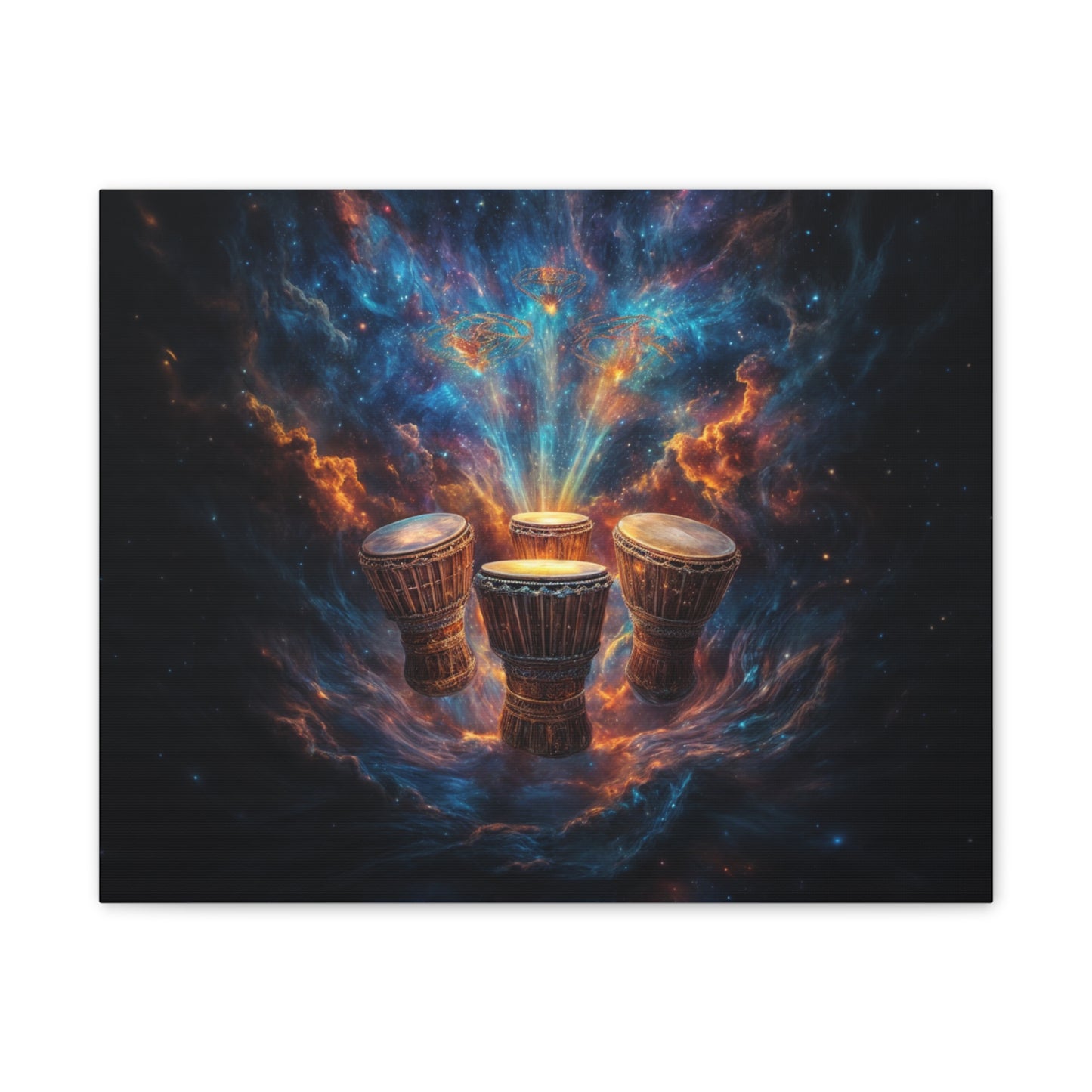 Cosmic Drum Canvas Wall Art