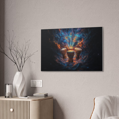 Cosmic Drum Canvas Wall Art