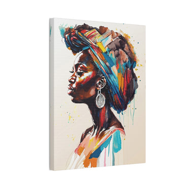 Nyoka Flame Stretched Canvas Wall Art