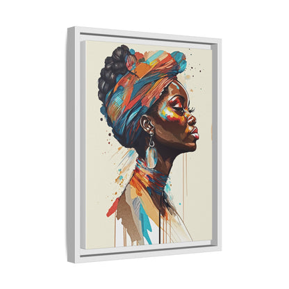 Indigo Spirit Matte Canvas Print