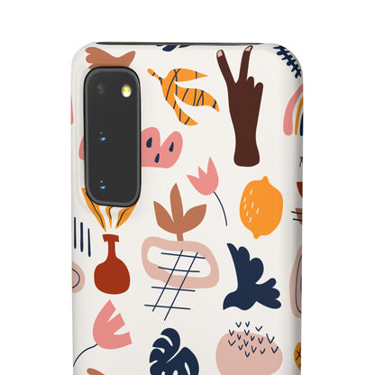 Whimsical Harmony Snap Case for Samsung Phone