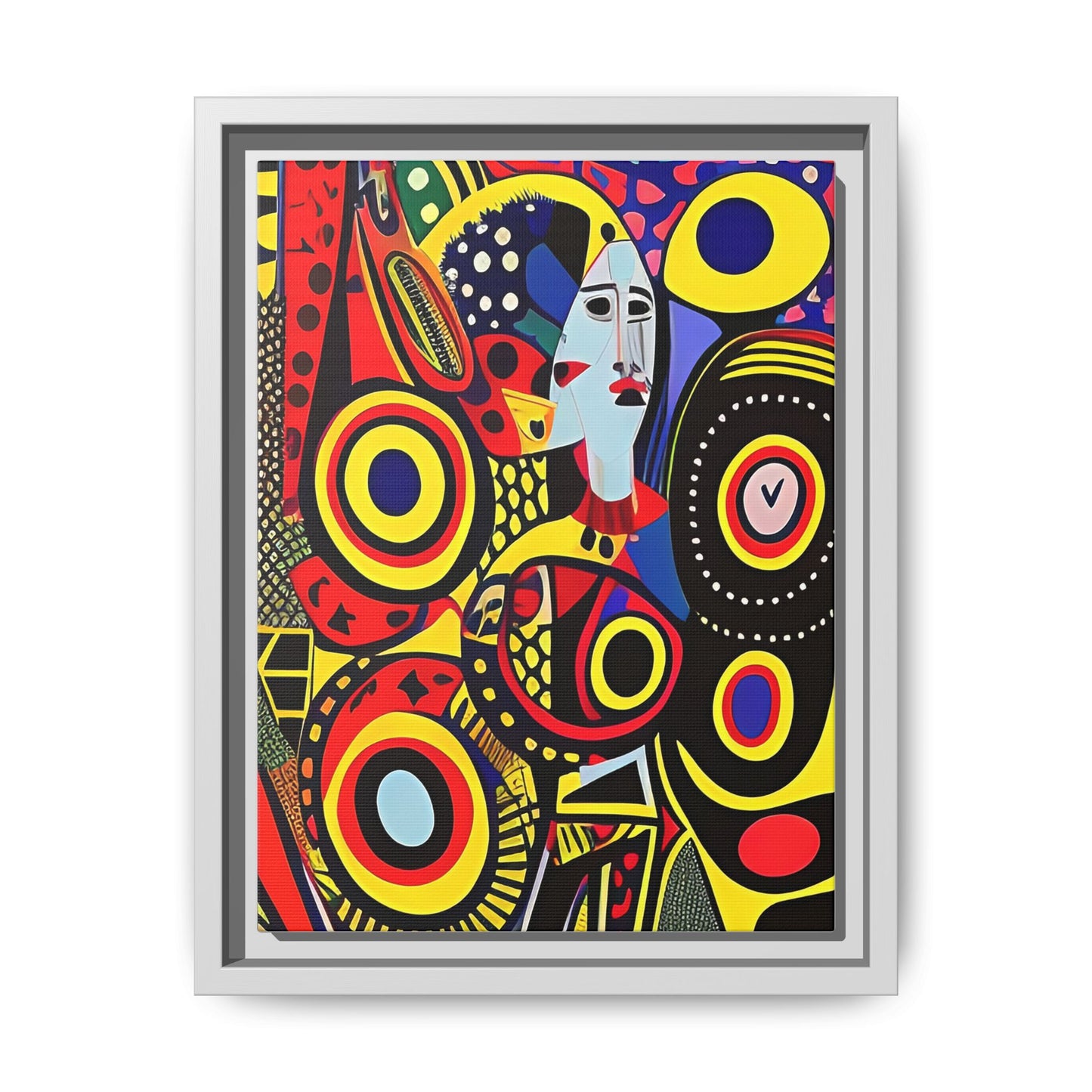 Okira Blaze Matte Canvas Wall Art