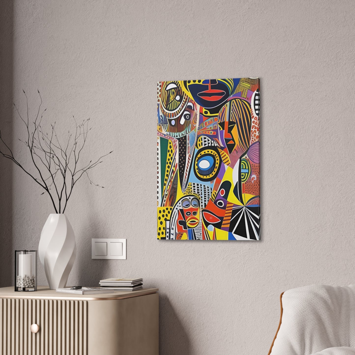 Ase Carnival Stretched Canvas Wall Art