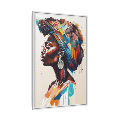 Nyoka Flame Matte Canvas Print