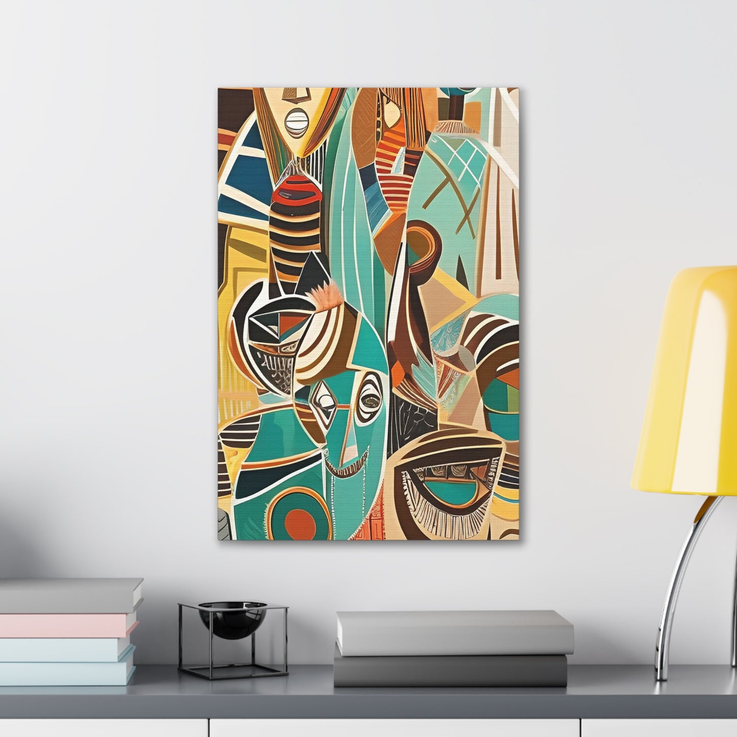 Isimi Flow Stretched Canvas Wall Art