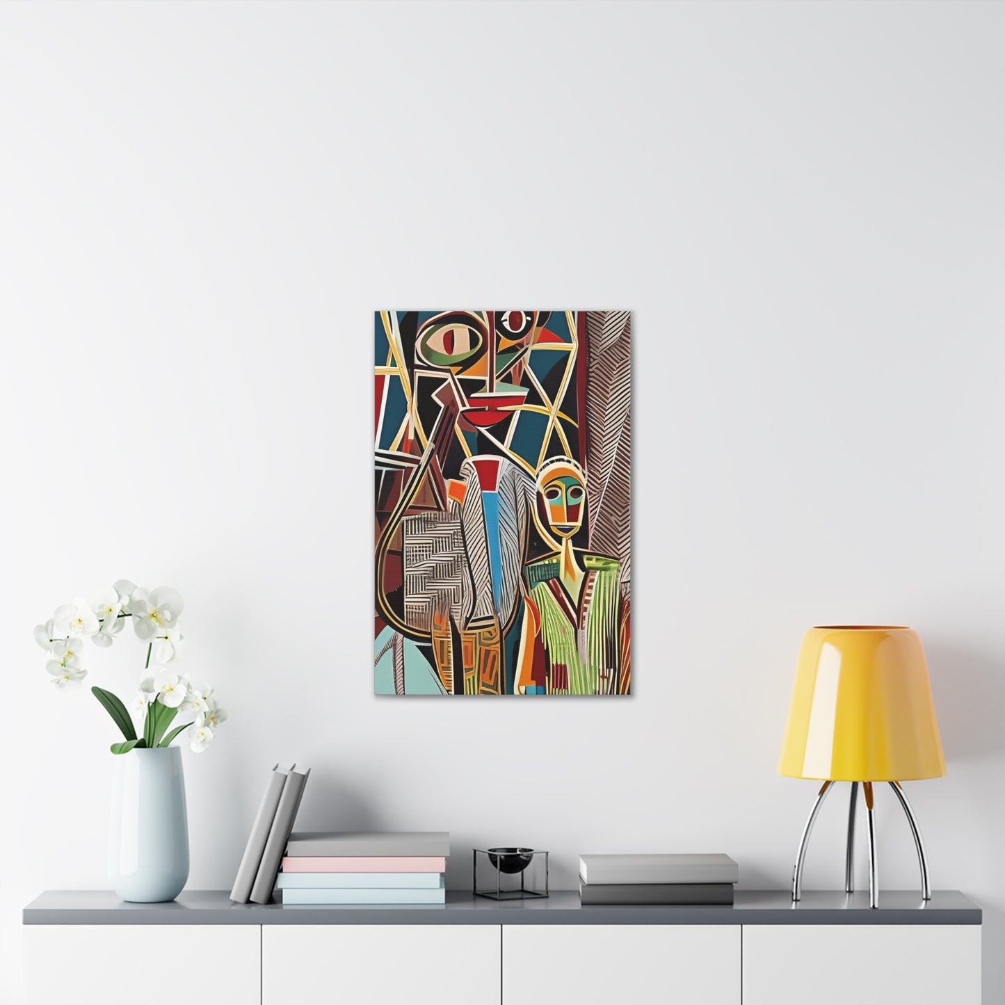 Moya Threads Stretched Canvas Wall Art