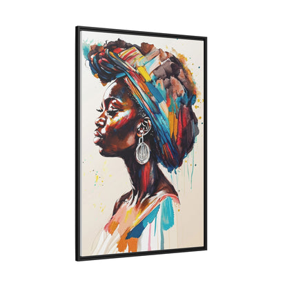 Nyoka Flame Matte Canvas Print
