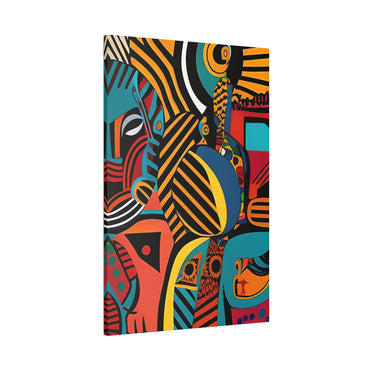 Sankofa Blaze Stretched Canvas Wall Art