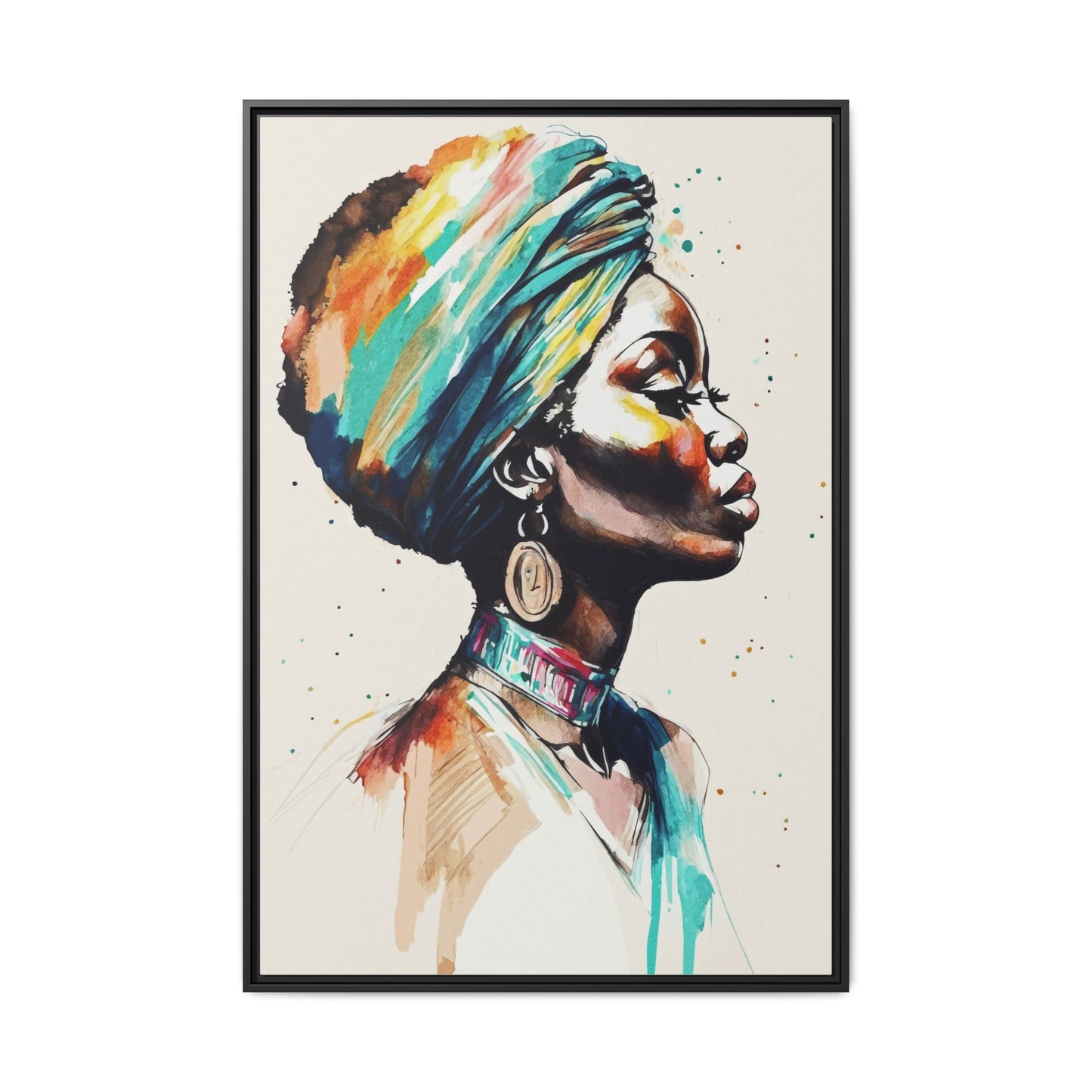 Nile Whisper Matte Canvas Print