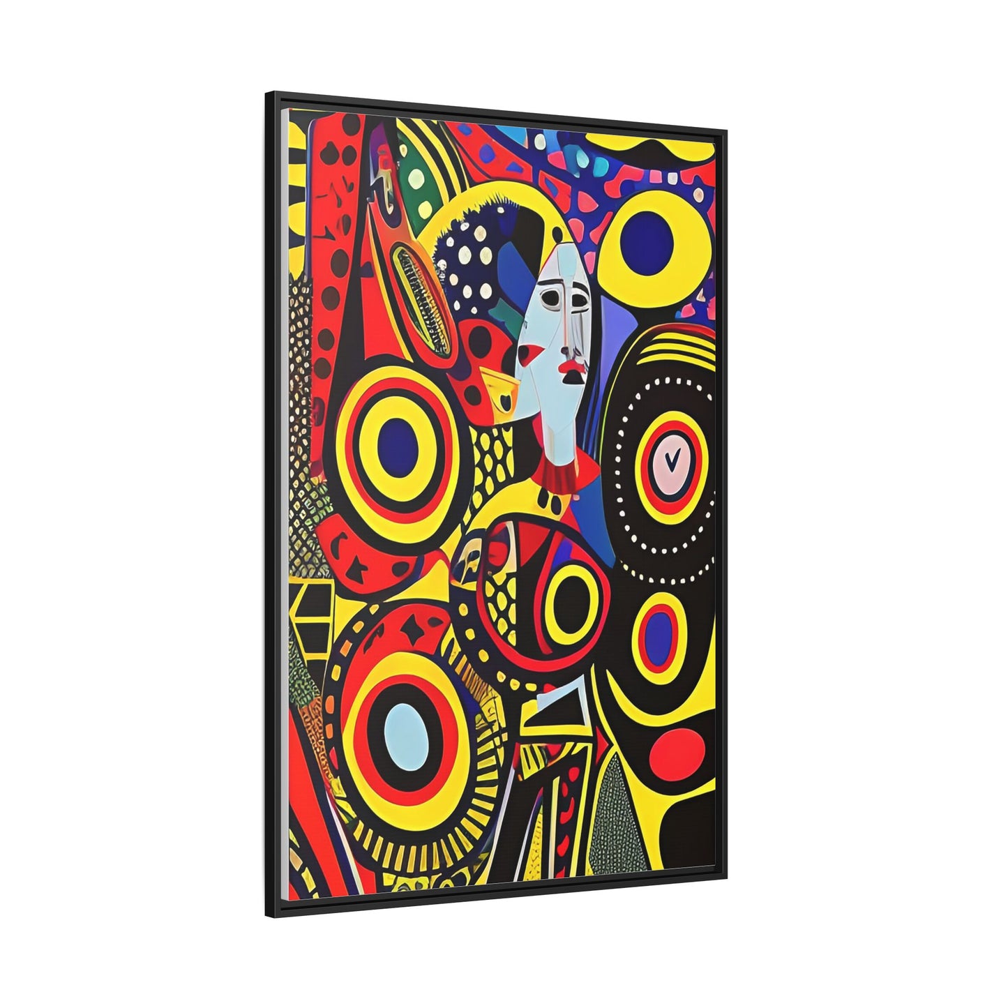 Okira Blaze Matte Canvas Wall Art