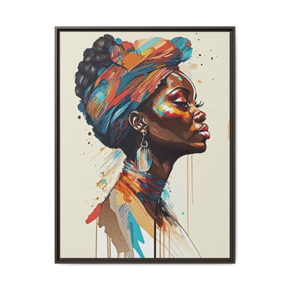 Indigo Spirit Matte Canvas Print