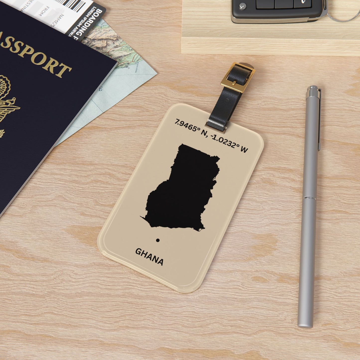 Latitude Ghana Luggage Tag