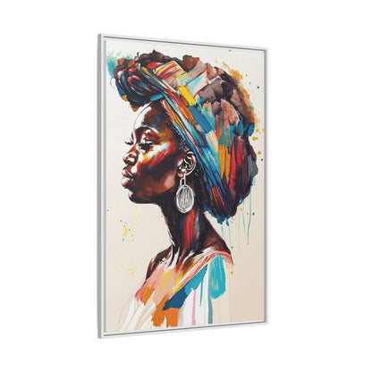 Nyoka Flame Matte Canvas Print