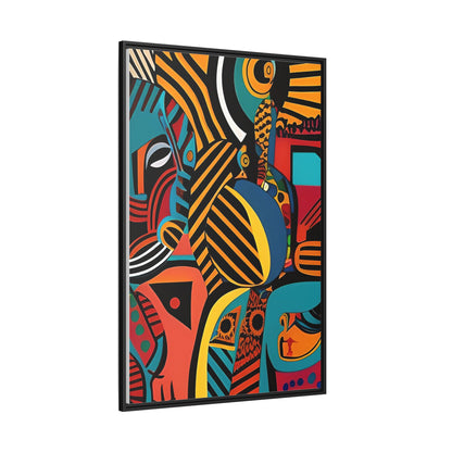Sankofa Blaze Matte Canvas Wall Art