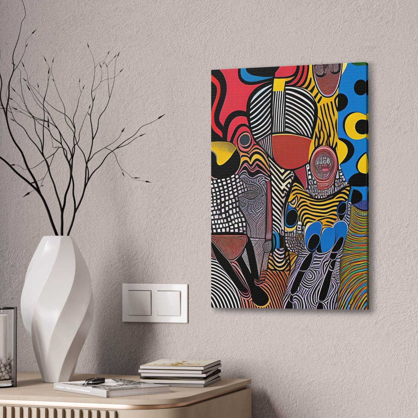 Luba Current Stretched Canvas Print