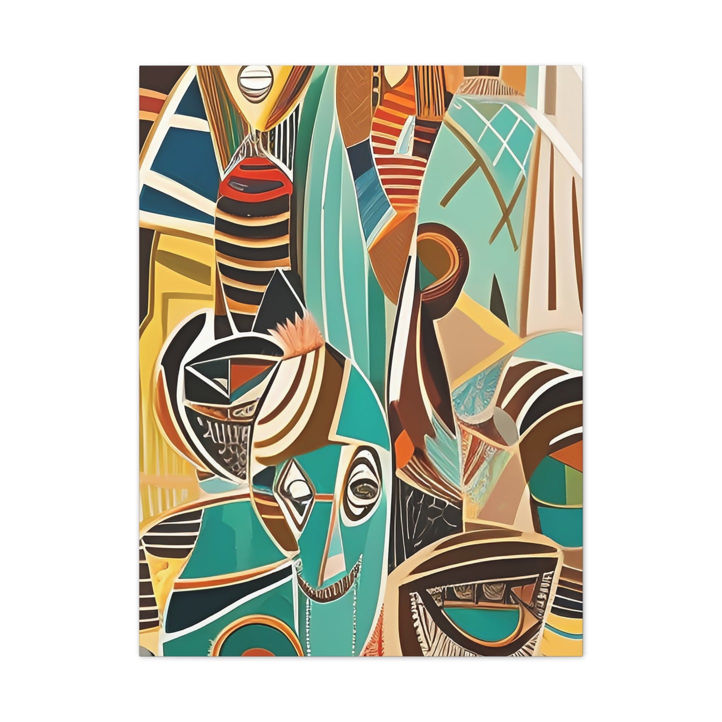 Isimi Flow Stretched Canvas Wall Art