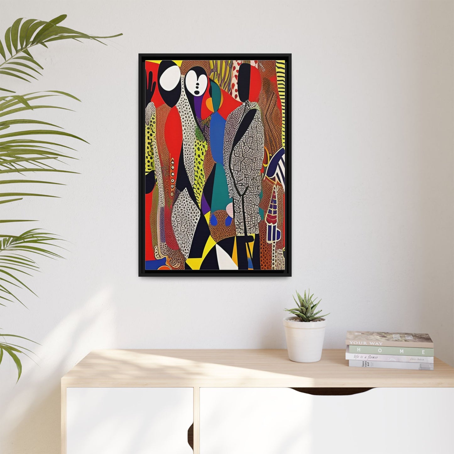 Muti Veins Matte Canvas Wall Art