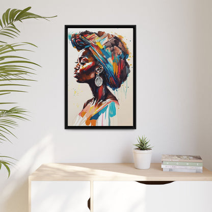 Nyoka Flame Matte Canvas Print