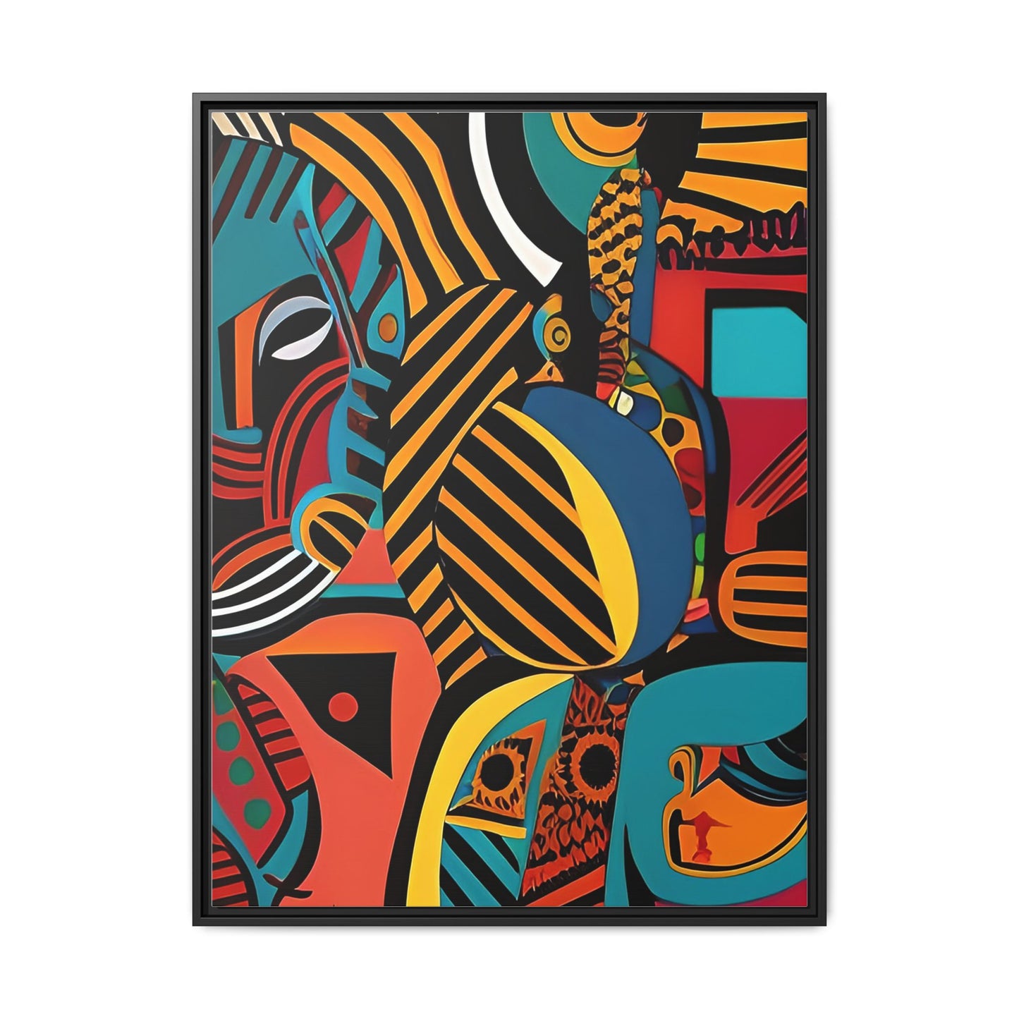 Sankofa Blaze Matte Canvas Wall Art