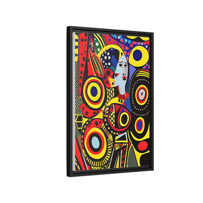 Okira Blaze Matte Canvas Wall Art