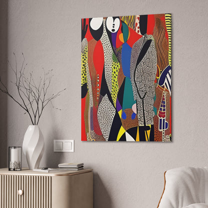 Muti Veins Stretched Canvas Wall Art