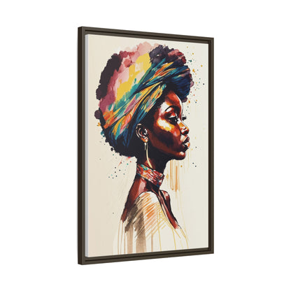 Zamani Bloom Matte Canvas Wall Art