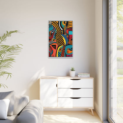 Sankofa Blaze Matte Canvas Wall Art
