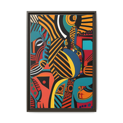 Sankofa Blaze Matte Canvas Wall Art