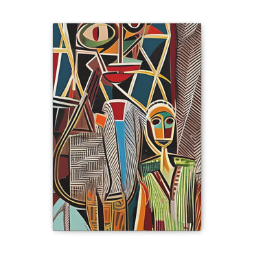 Moya Threads Stretched Canvas Wall Art