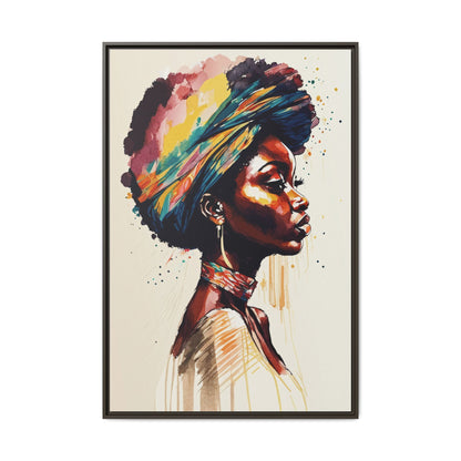 Zamani Bloom Matte Canvas Wall Art