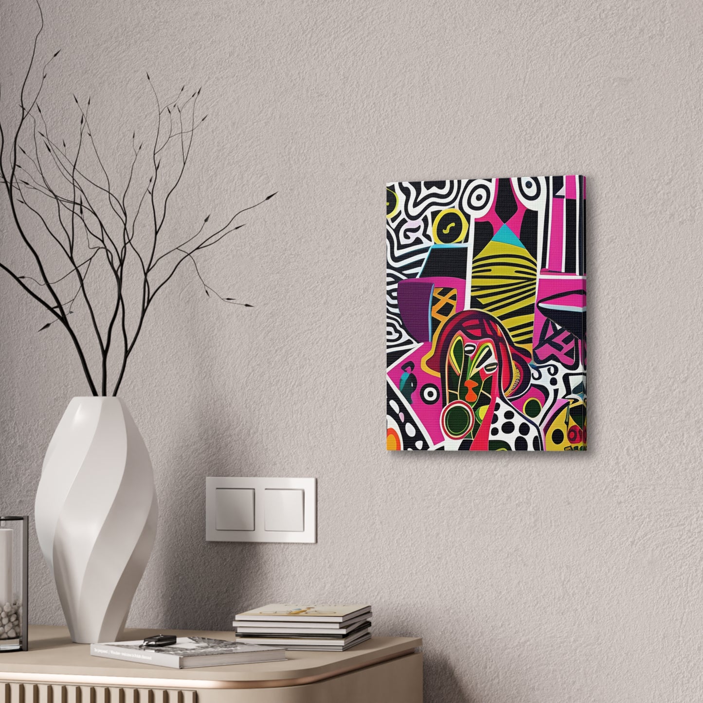 Nzingha Pulse Stretched Canvas Wall Art