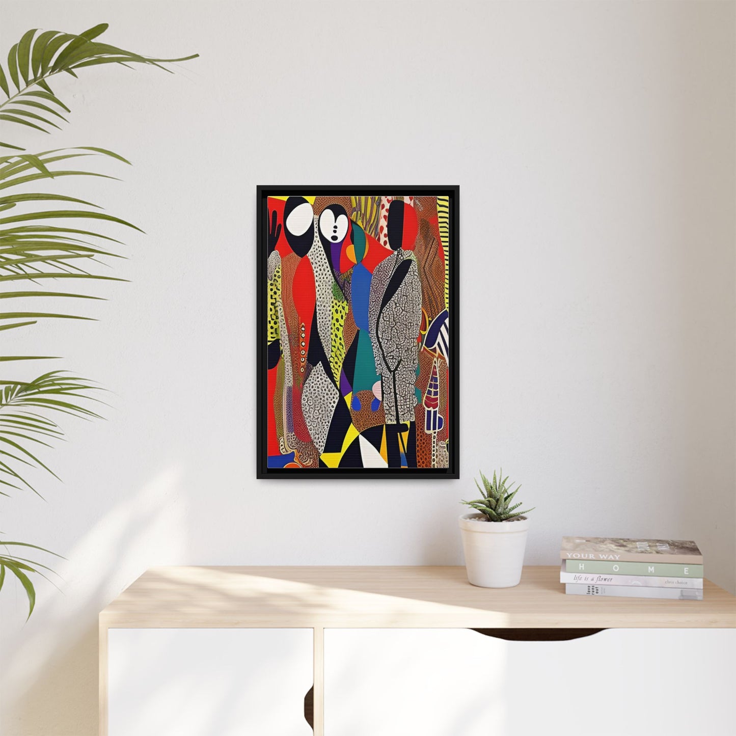 Muti Veins Matte Canvas Wall Art