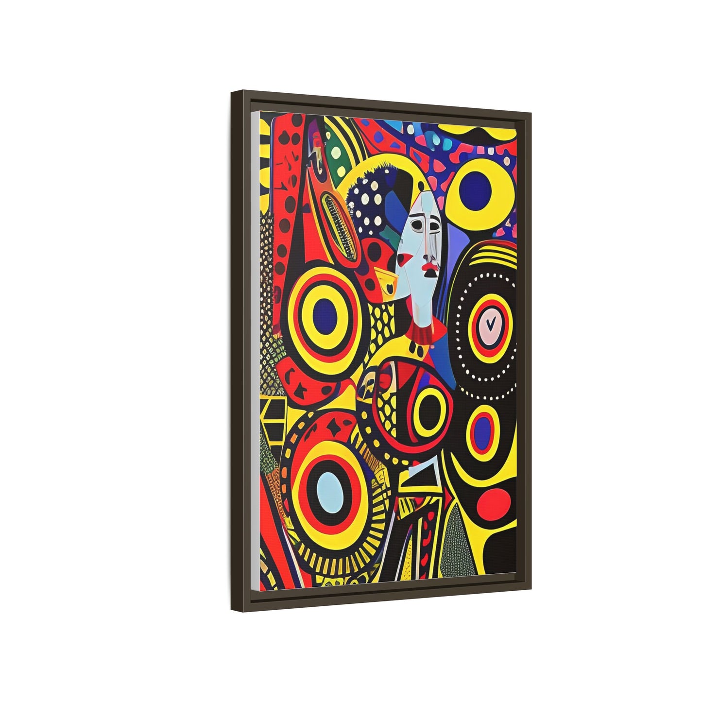 Okira Blaze Matte Canvas Wall Art