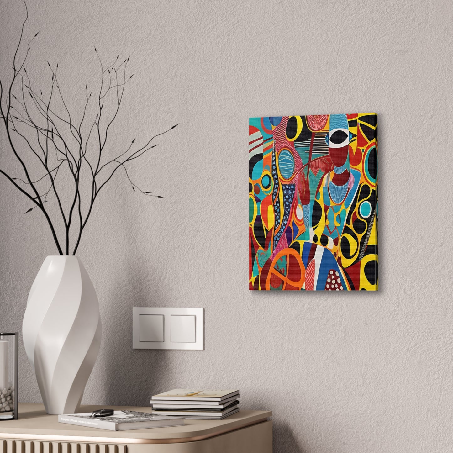 Ajora Veil Stretched Canvas Wall Art