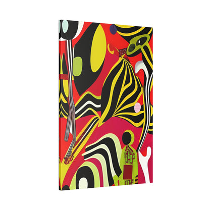 Ngoma Drift Stretched Canvas Wall Art