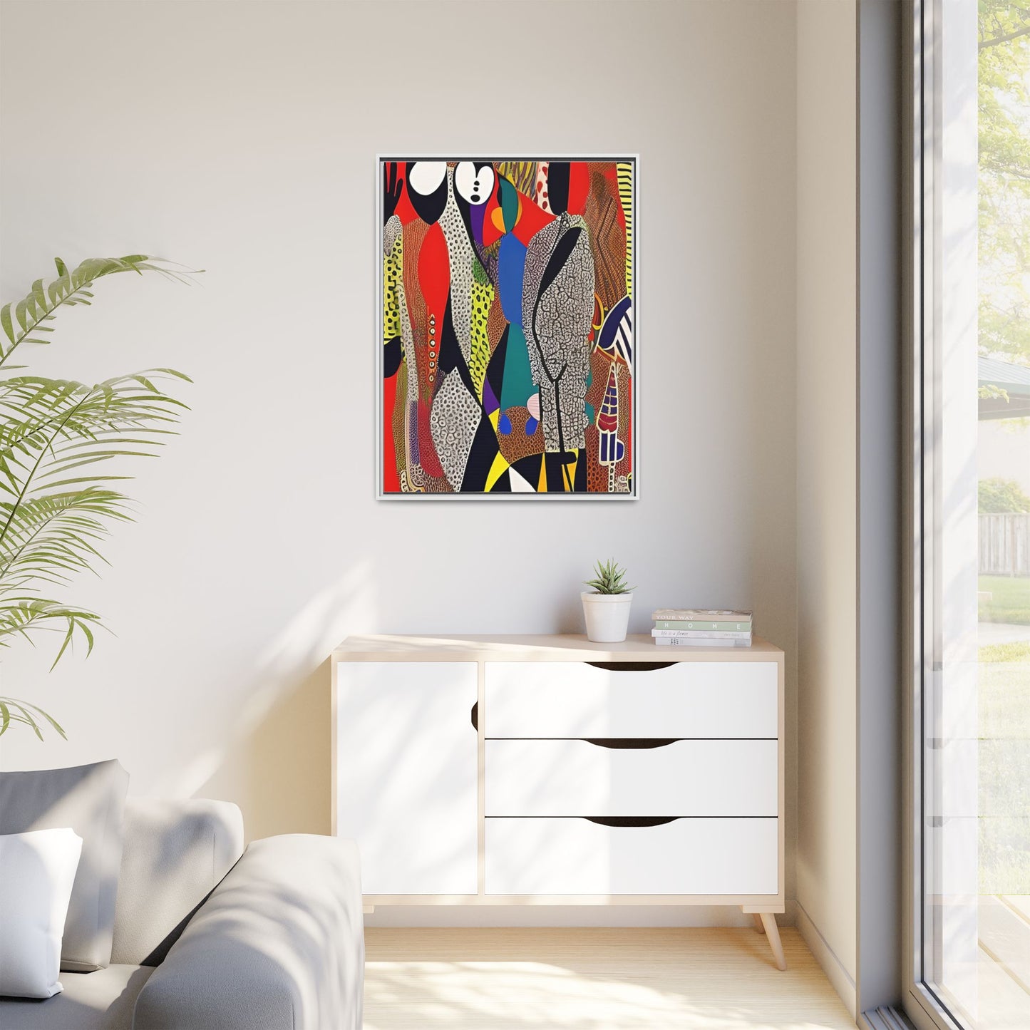 Muti Veins Matte Canvas Wall Art