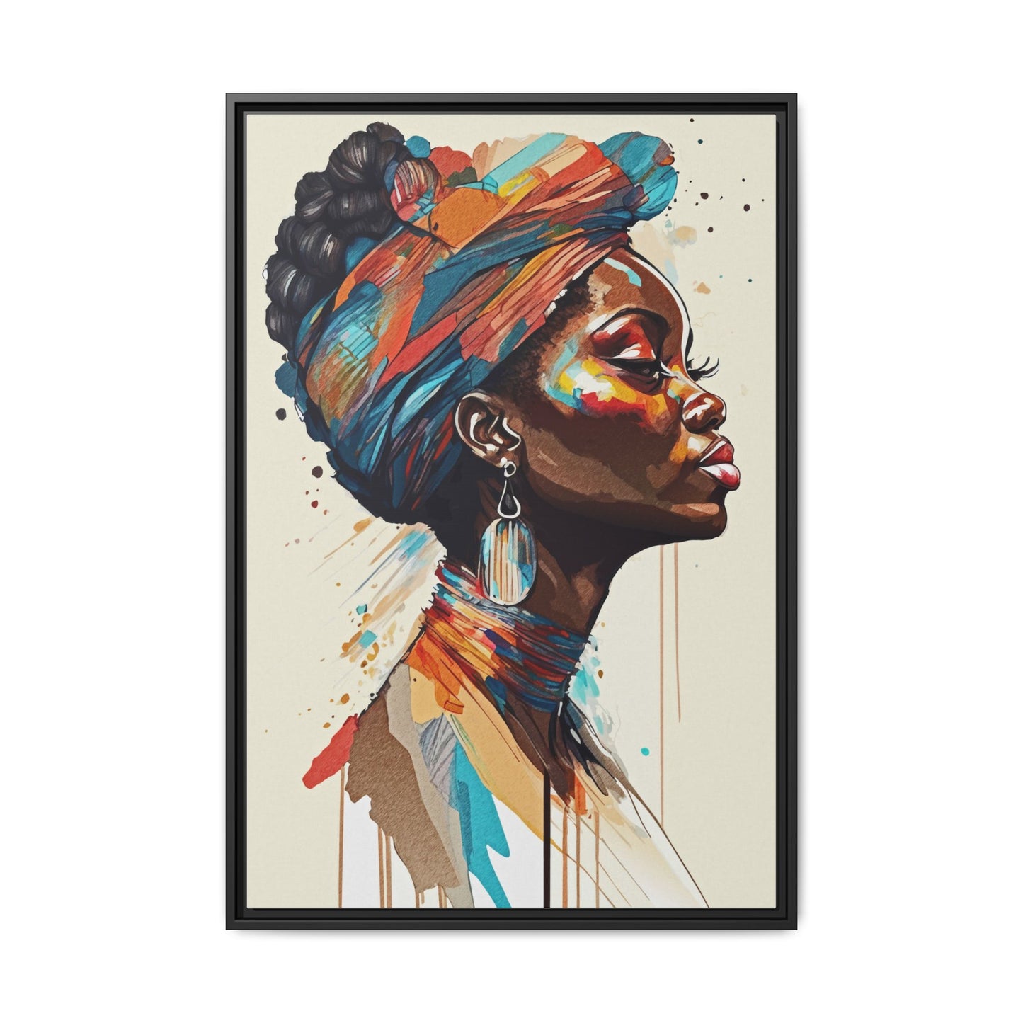 Indigo Spirit Matte Canvas Print