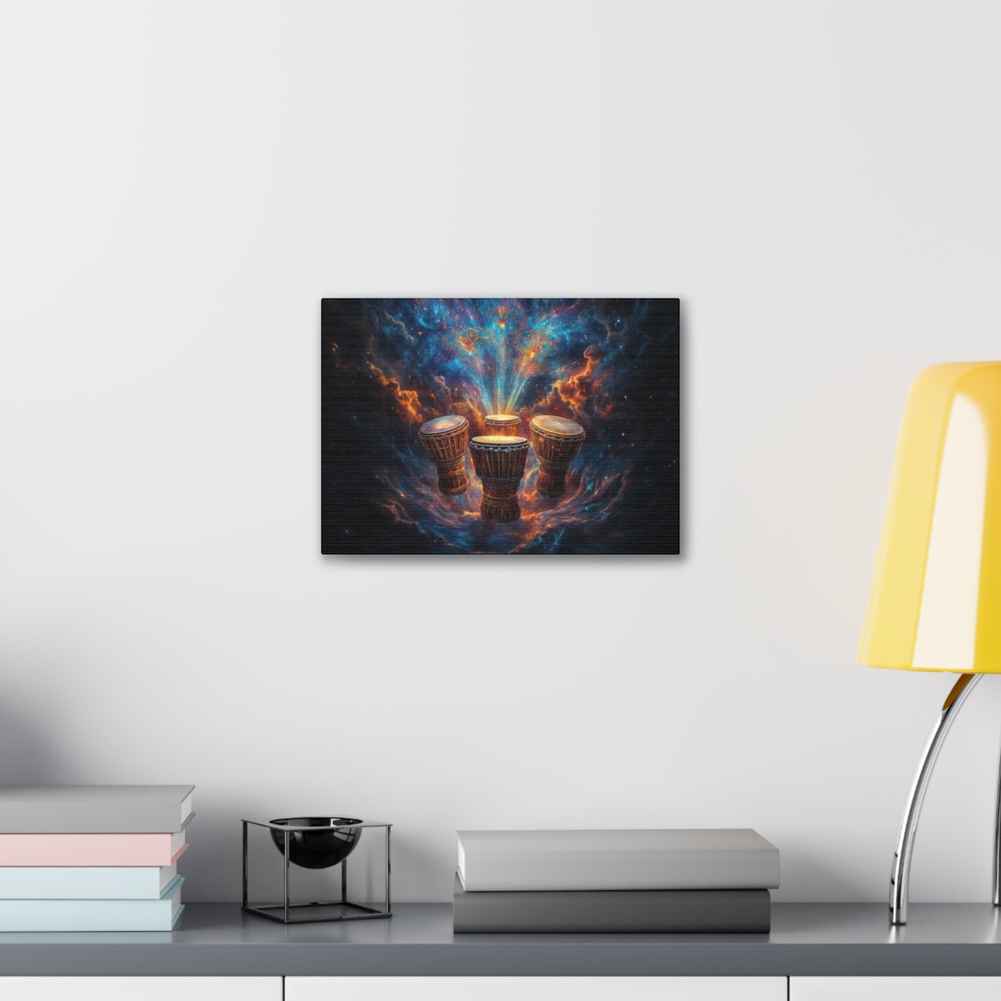 Cosmic Drum Canvas Wall Art